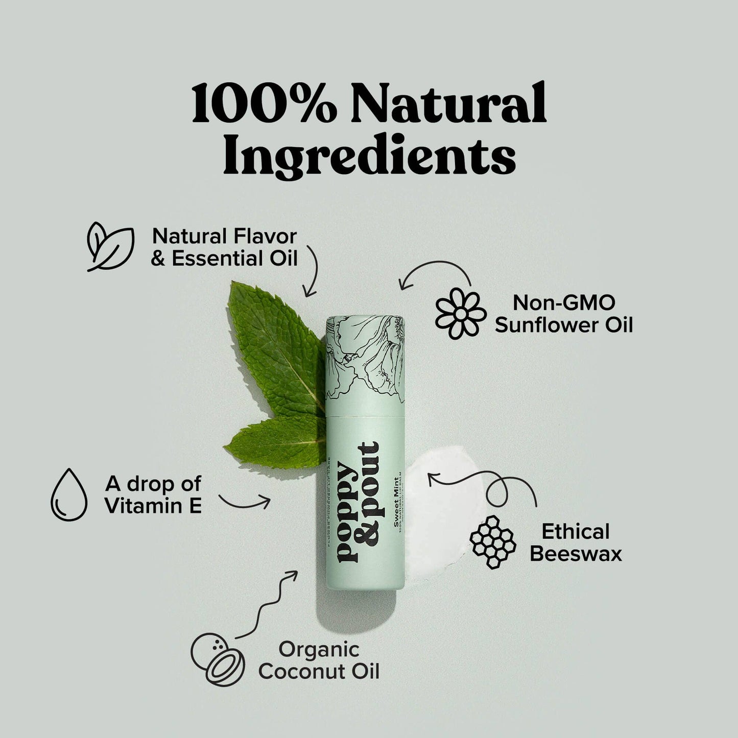 All-Natural Lip Balm (Sweet Mint)