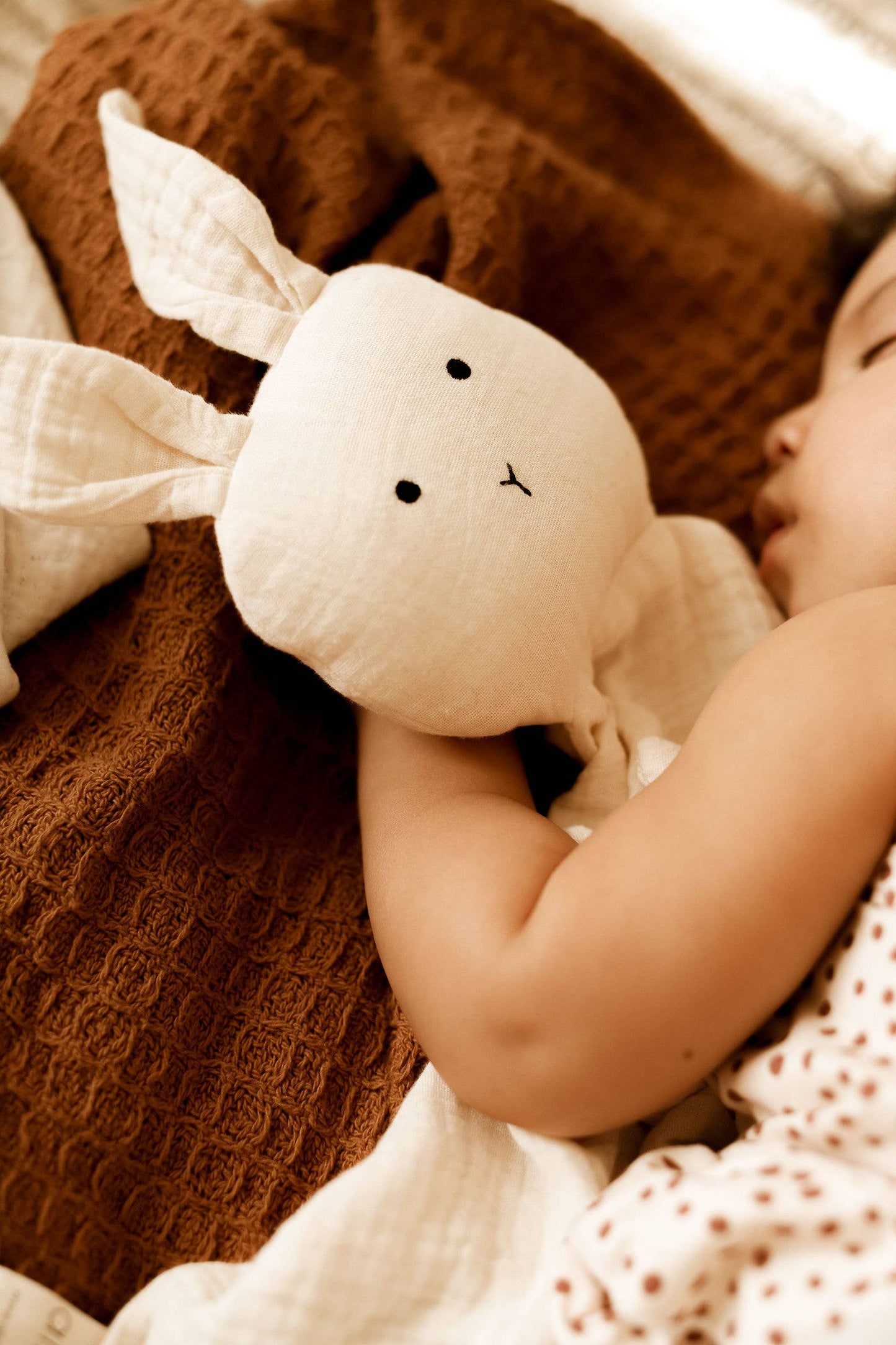Soft Cotton Muslin Bunny Lovey