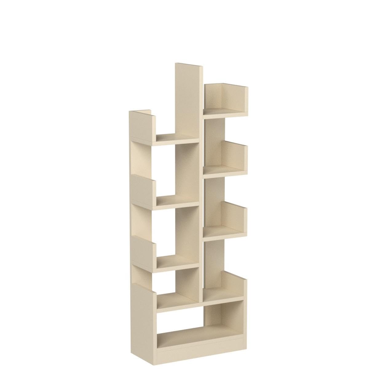 ABOUT SPACE Open Book Shelf DIY Book Storage Display Rack - Wooden Multipurpose Book Storage Display Organizer Rack with Solid Finish Showcase Stand
