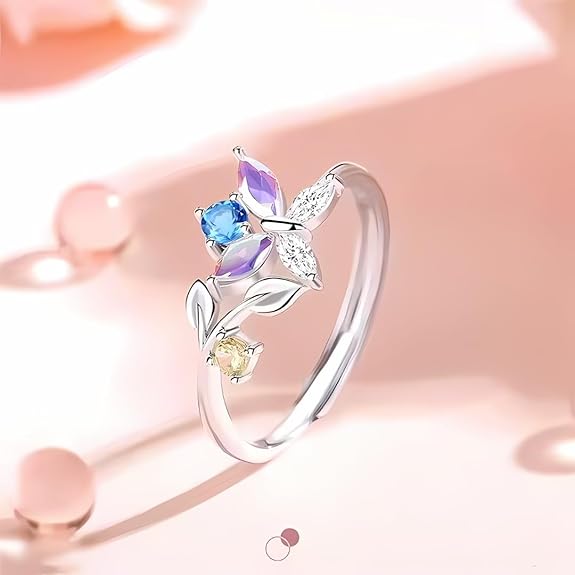 Silver Butterfly Ring