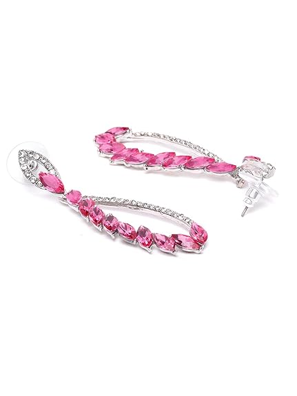 Crystal Studded Dangler Earings Earrings