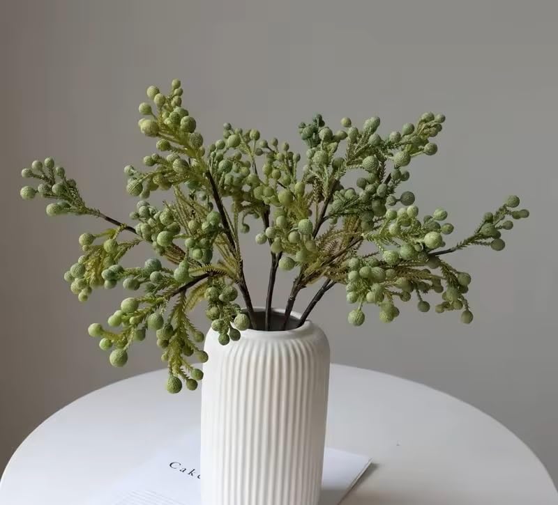 SPHINX Ribbed Pipe Ceramic Vase, Flower Vase, Pampas Grass Vase, Vase for money plant live plants, Vase Home Decor Centrepiece Decor for Home, Office, or Gifts VASE ONLY NO FLOWERS
