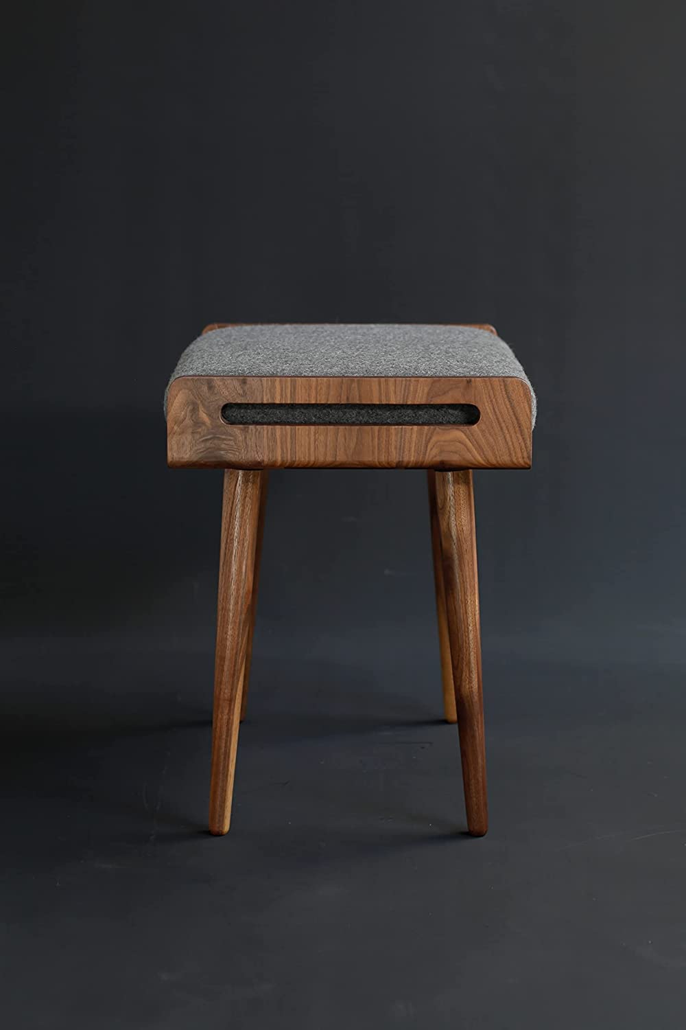 Ognija Wooden Stool For Home, Living Room, Bedroom | Ottoman, Puffy Home Furniture Cushioned Sitting Bench