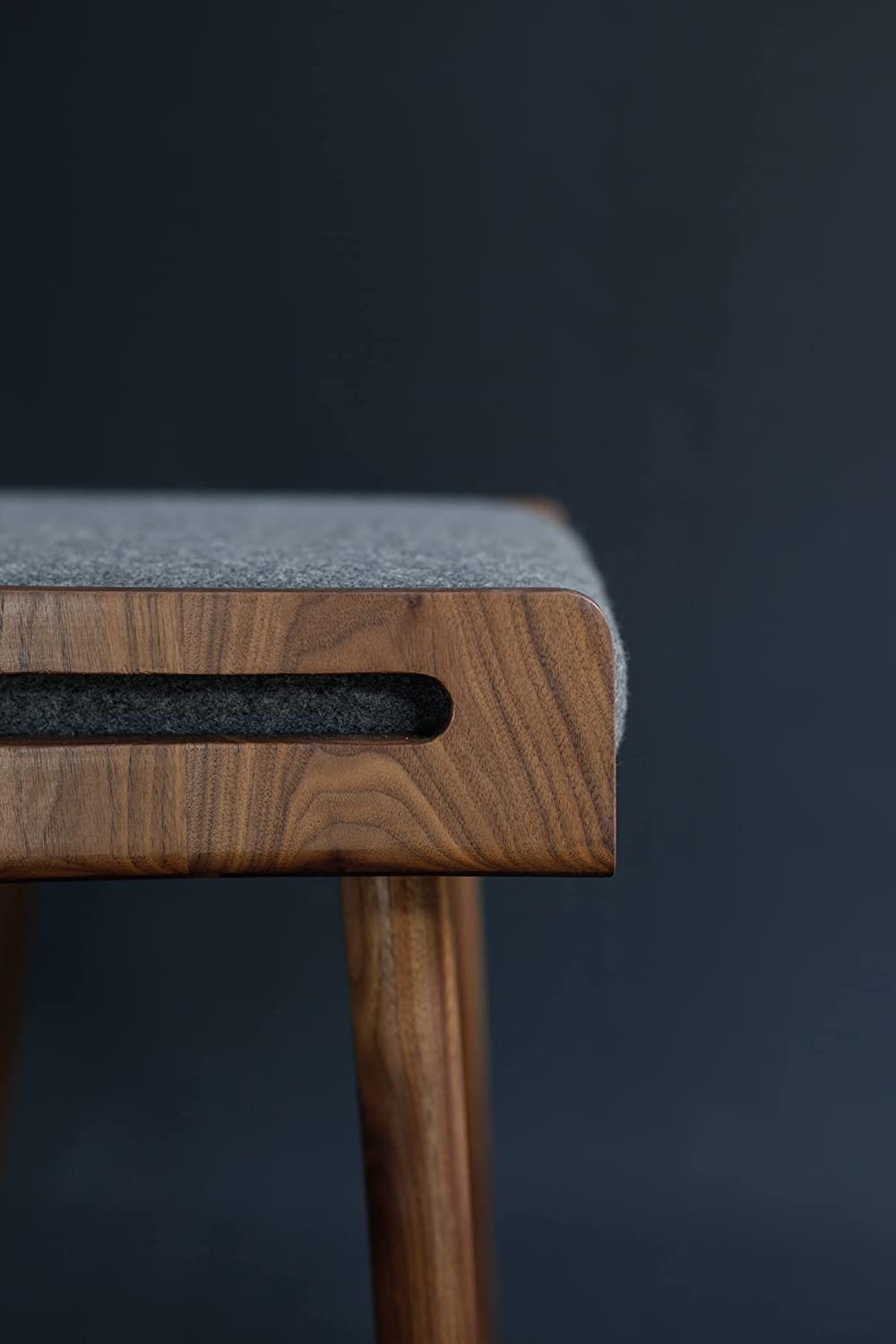 Ognija Wooden Stool For Home, Living Room, Bedroom | Ottoman, Puffy Home Furniture Cushioned Sitting Bench