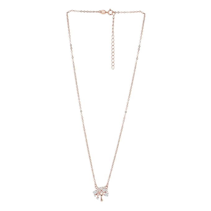Rose Gold Tree of Life Necklace
