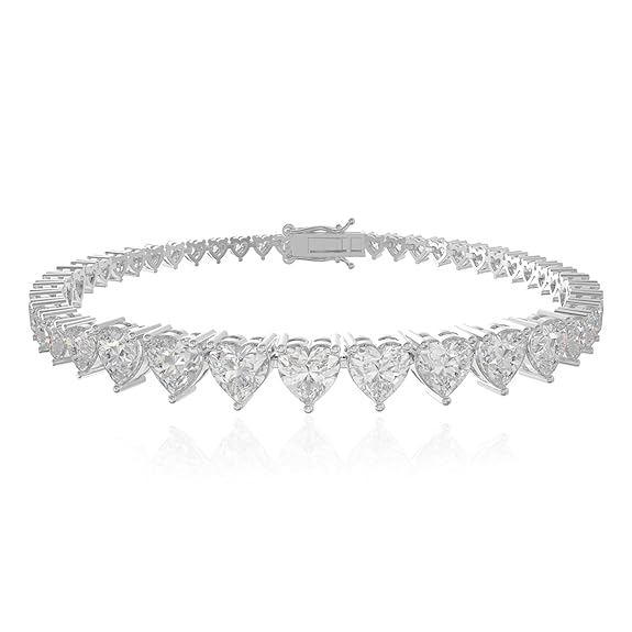 Silver Crystal Tennis Bracelet