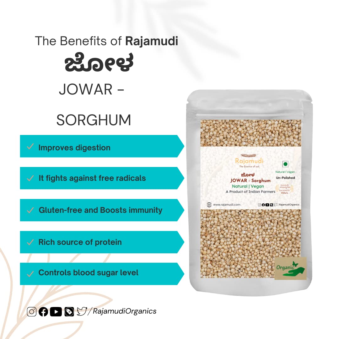 Rajamudi Organics USDA Certified Organic Sorghum Millet