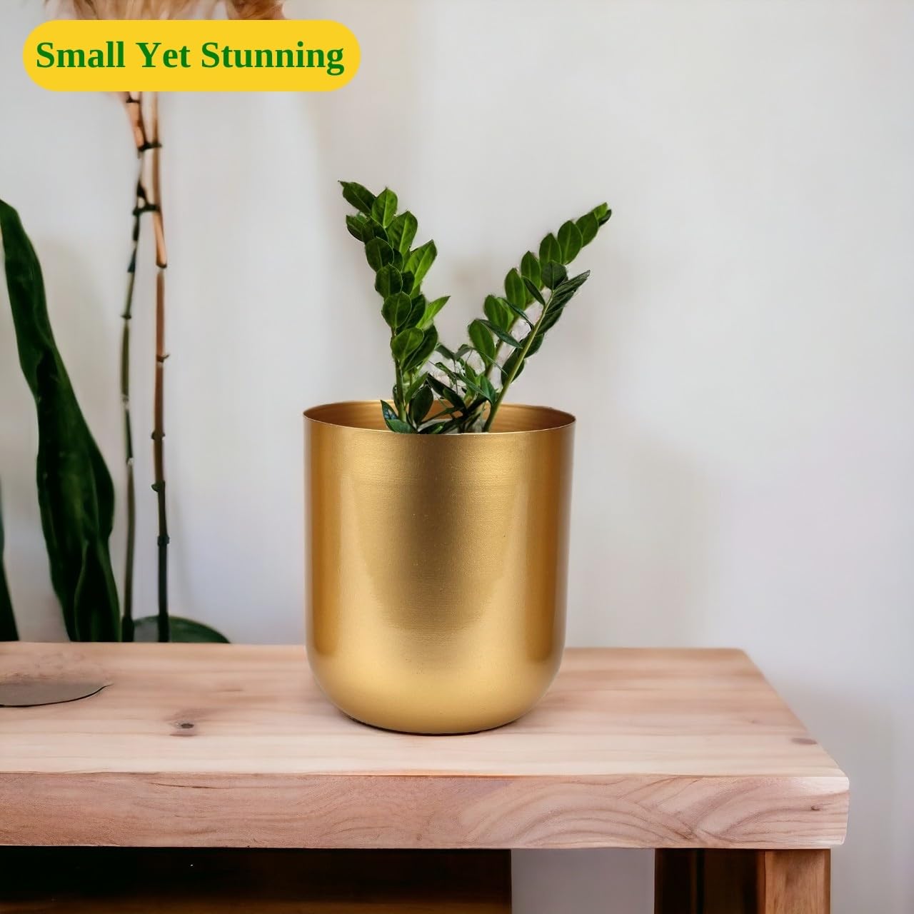 Round Metal Planter