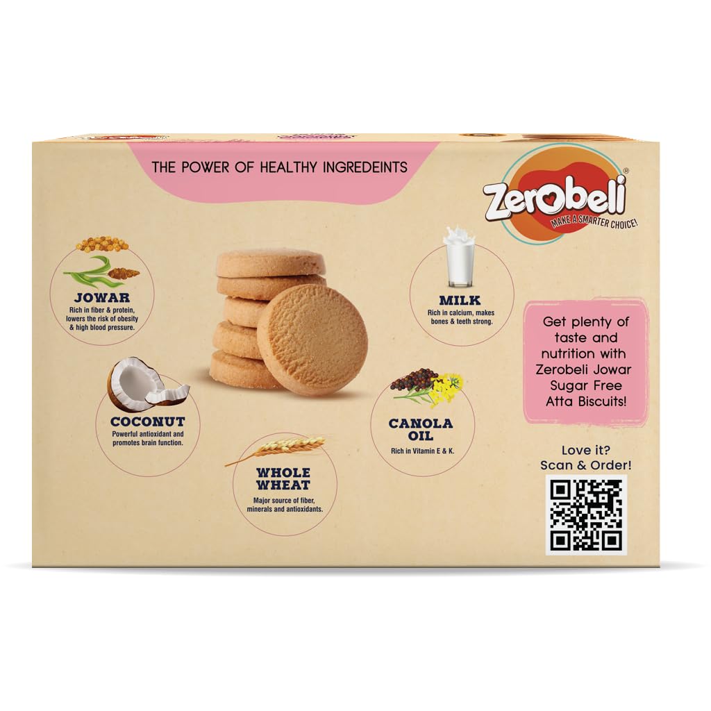 Zerobeli Jowar Coconut Cookies