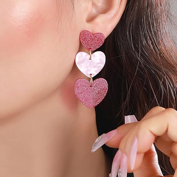 Heart shaped earrings