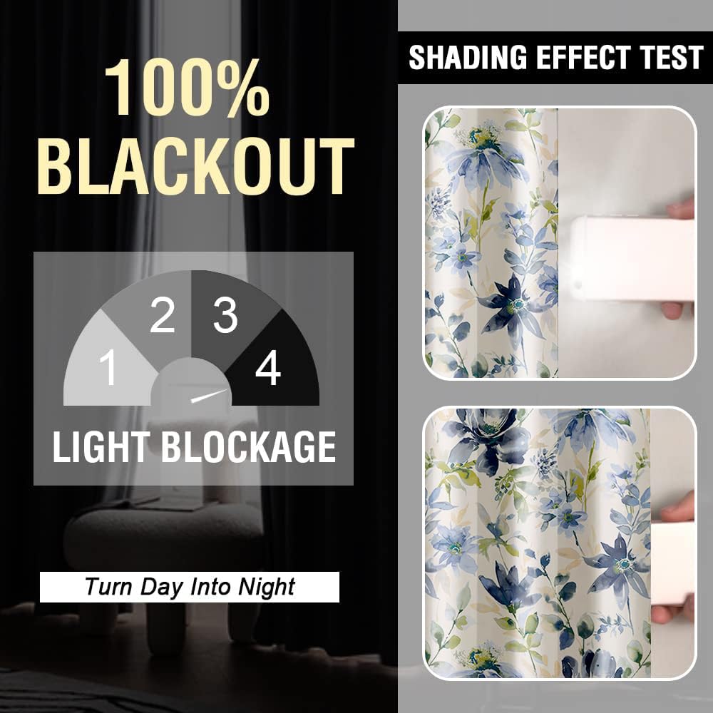 Cloth Fusion Printed Blackout Curtains