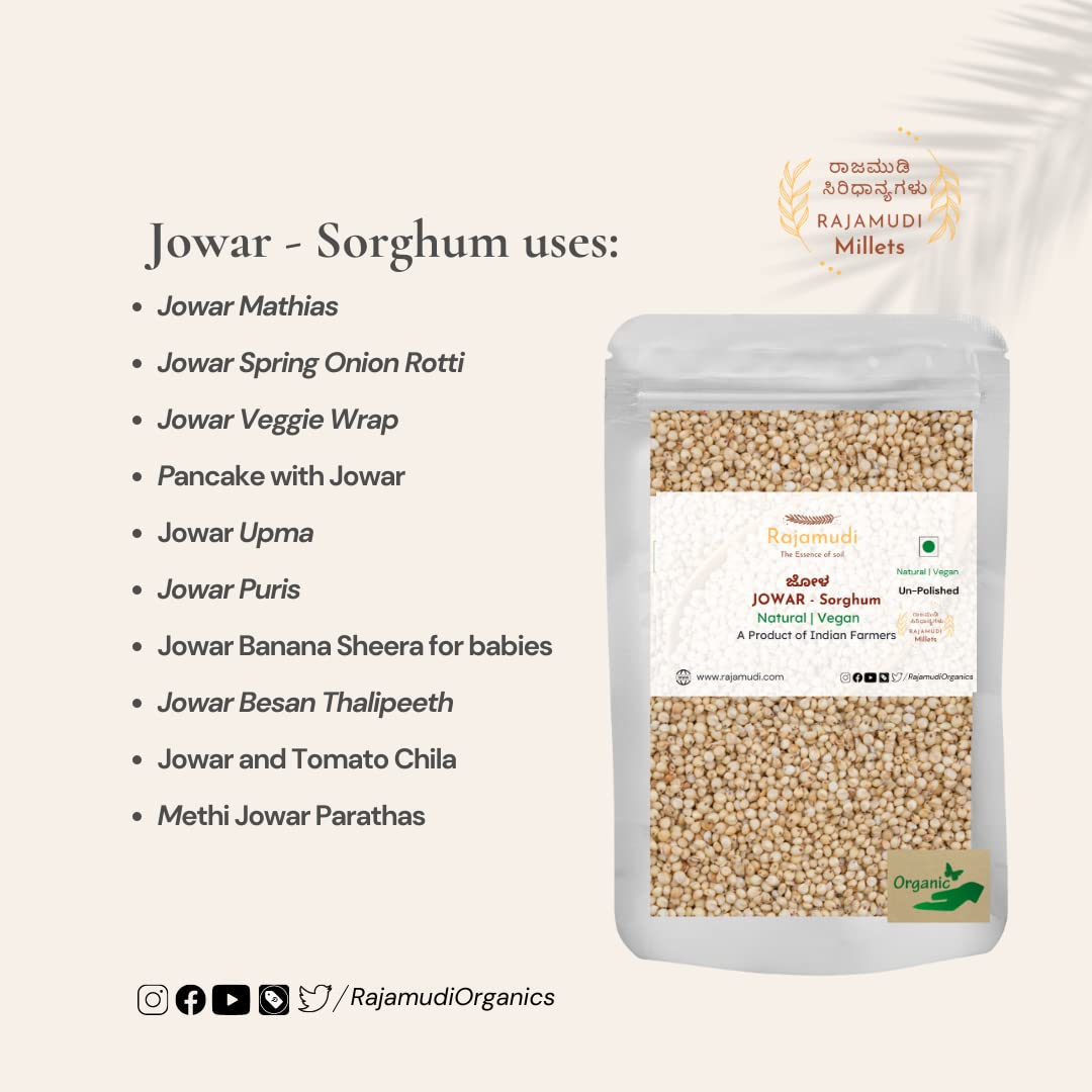 Rajamudi Organics USDA Certified Organic Sorghum Millet