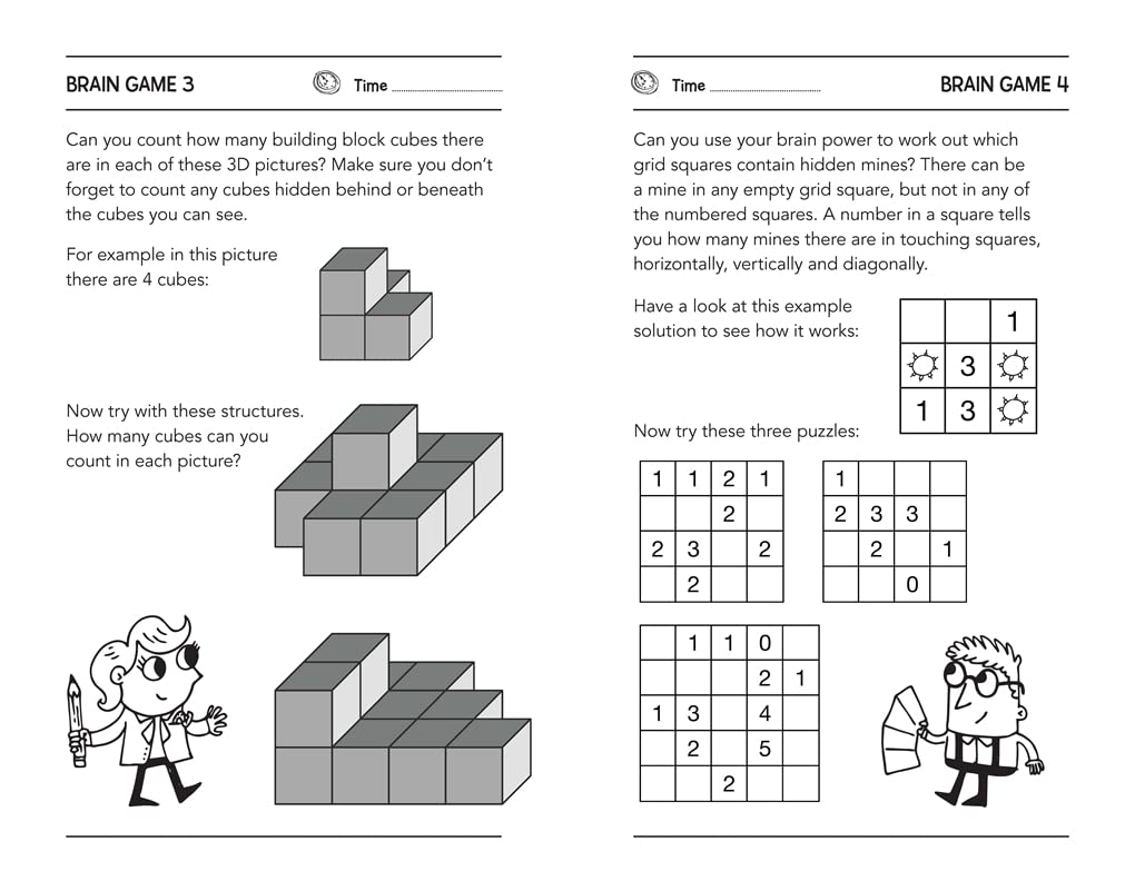 BRAIN GAMES FOR CLEVER KIDS
