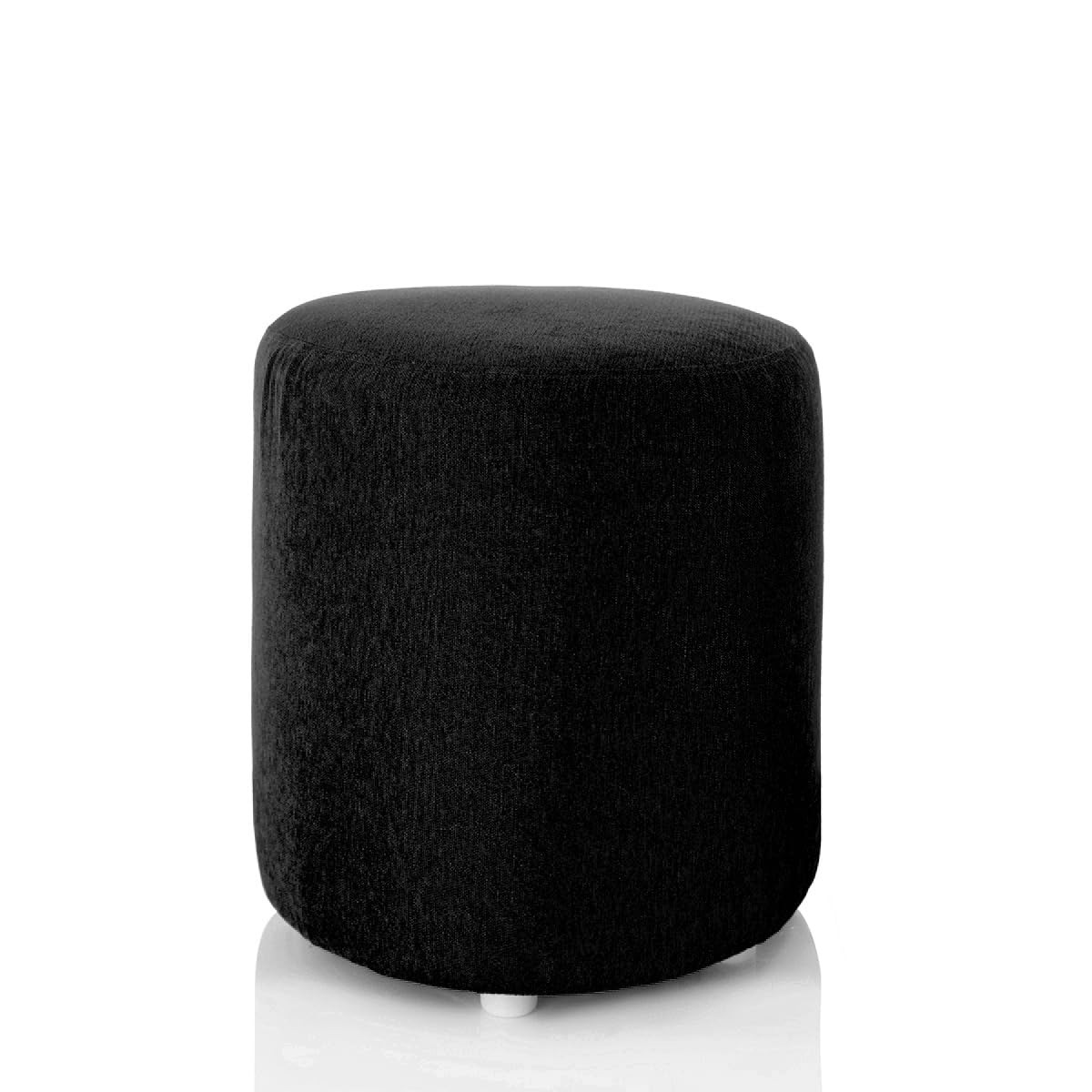 Wood Wing Furnitures Ottoman Stool for Living Room Set of 1 | Pouffes for Sitting Soft and Comfort Ottoman | Foot Rest Ottoman for Your Living Room
