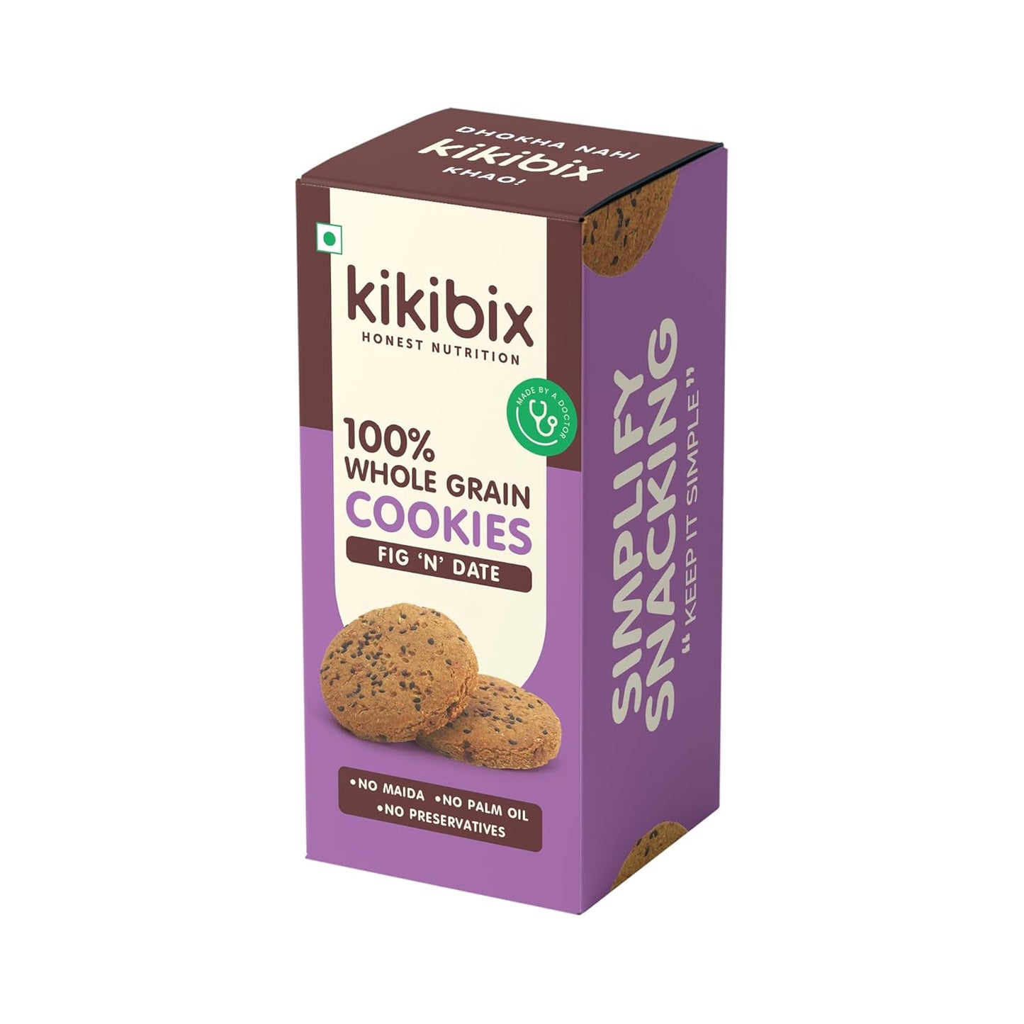 Kikibix Figs Jaggery Cookies