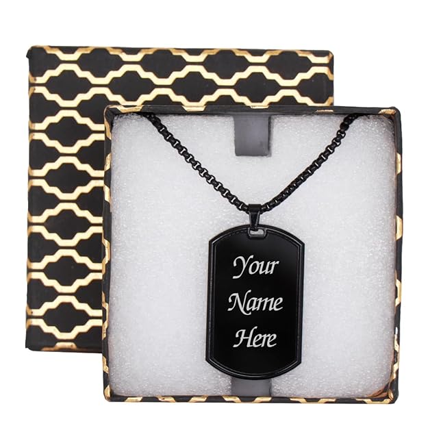 CrownLit Personalised Name Pendant Valentines Gift