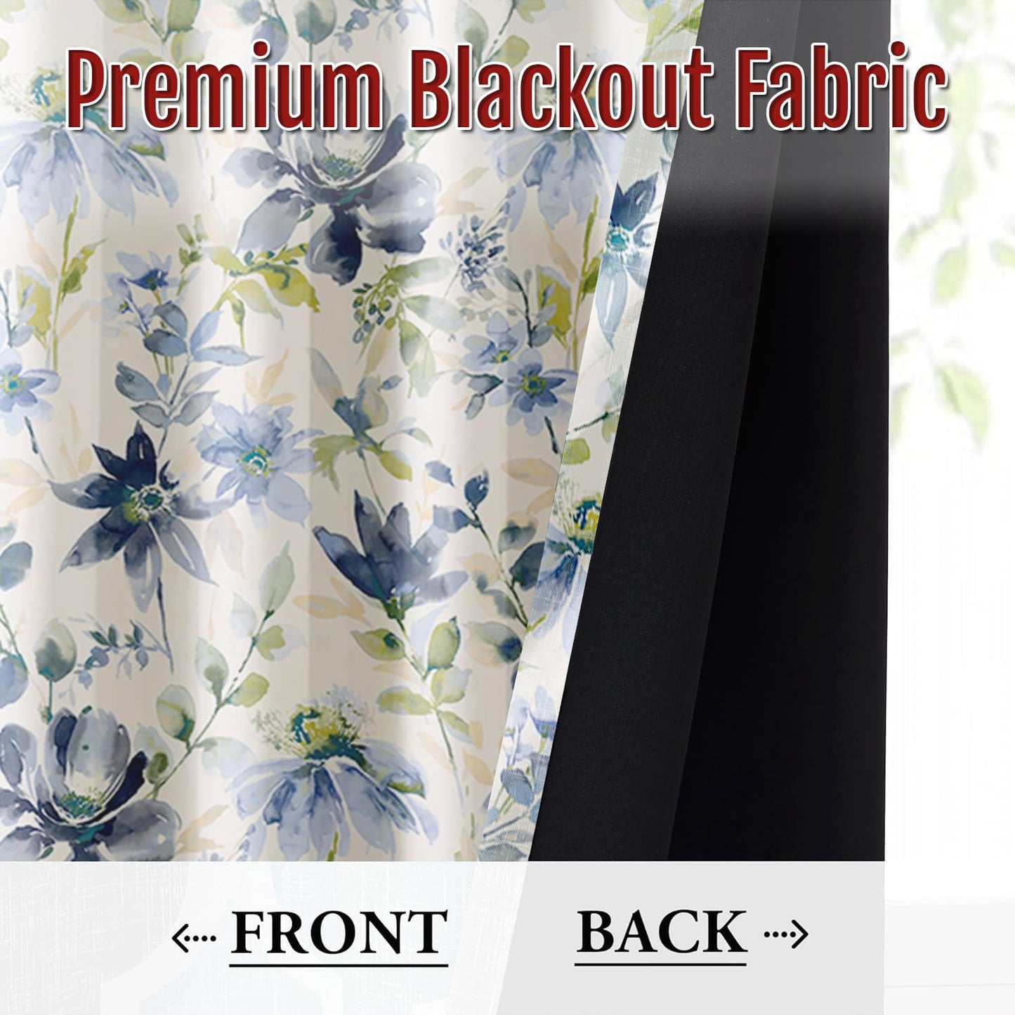 Cloth Fusion Printed Blackout Curtains