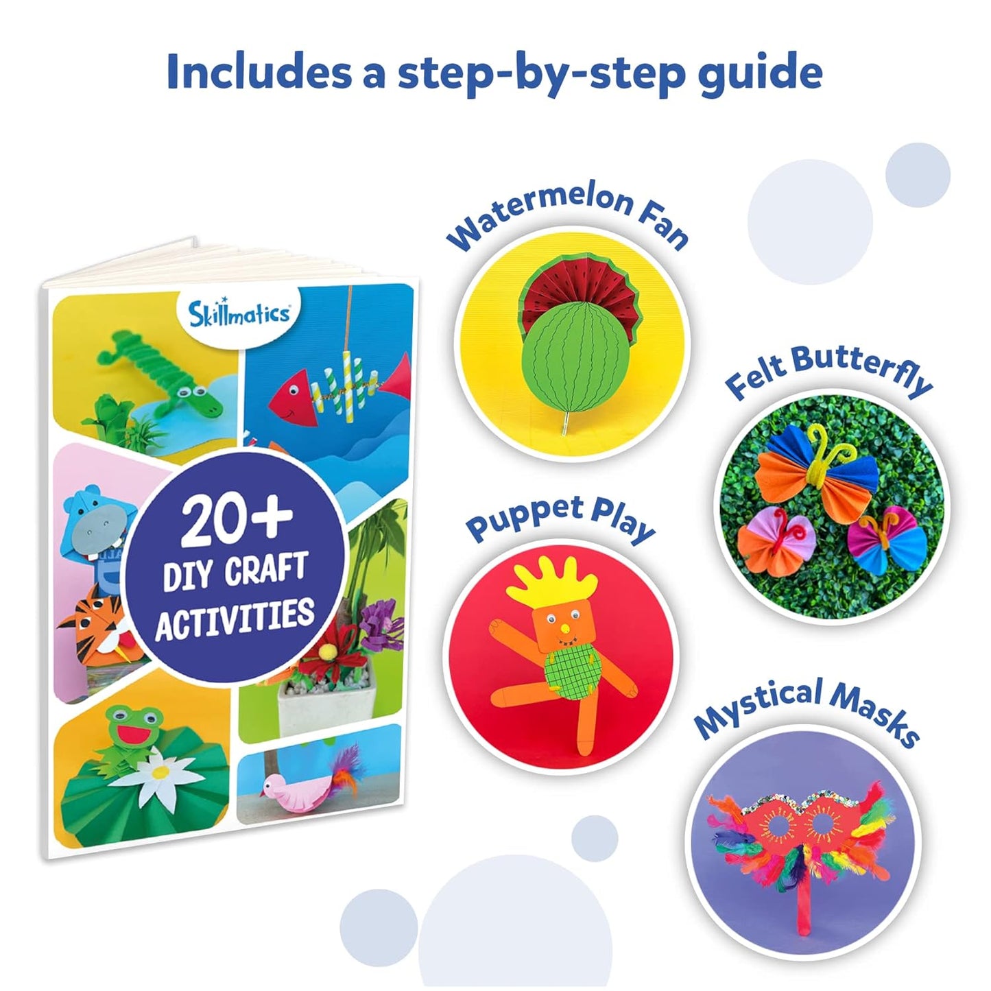 Skillmatics Ultimate Art & Craft Activity Kit, 2000+ Pieces, Art & Craft Supplies, Diy Creative Activity, Step-By-Step Guide