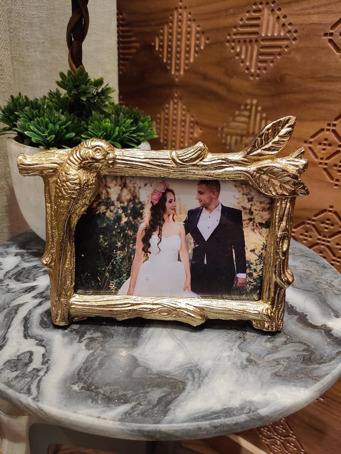 Golden Plated Photo Frame