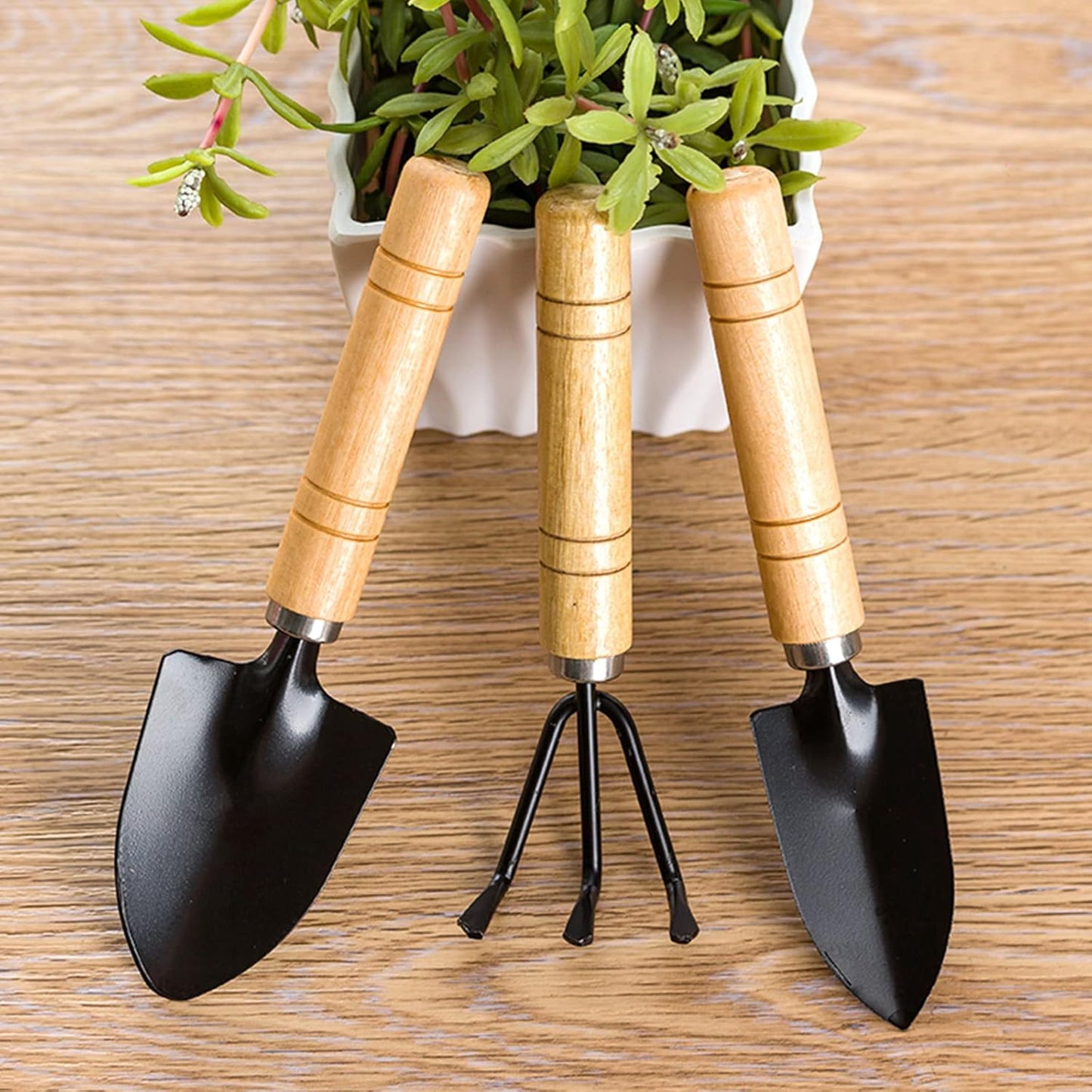 Wolpin 3 Pcs Gardening Hand Tool Kit