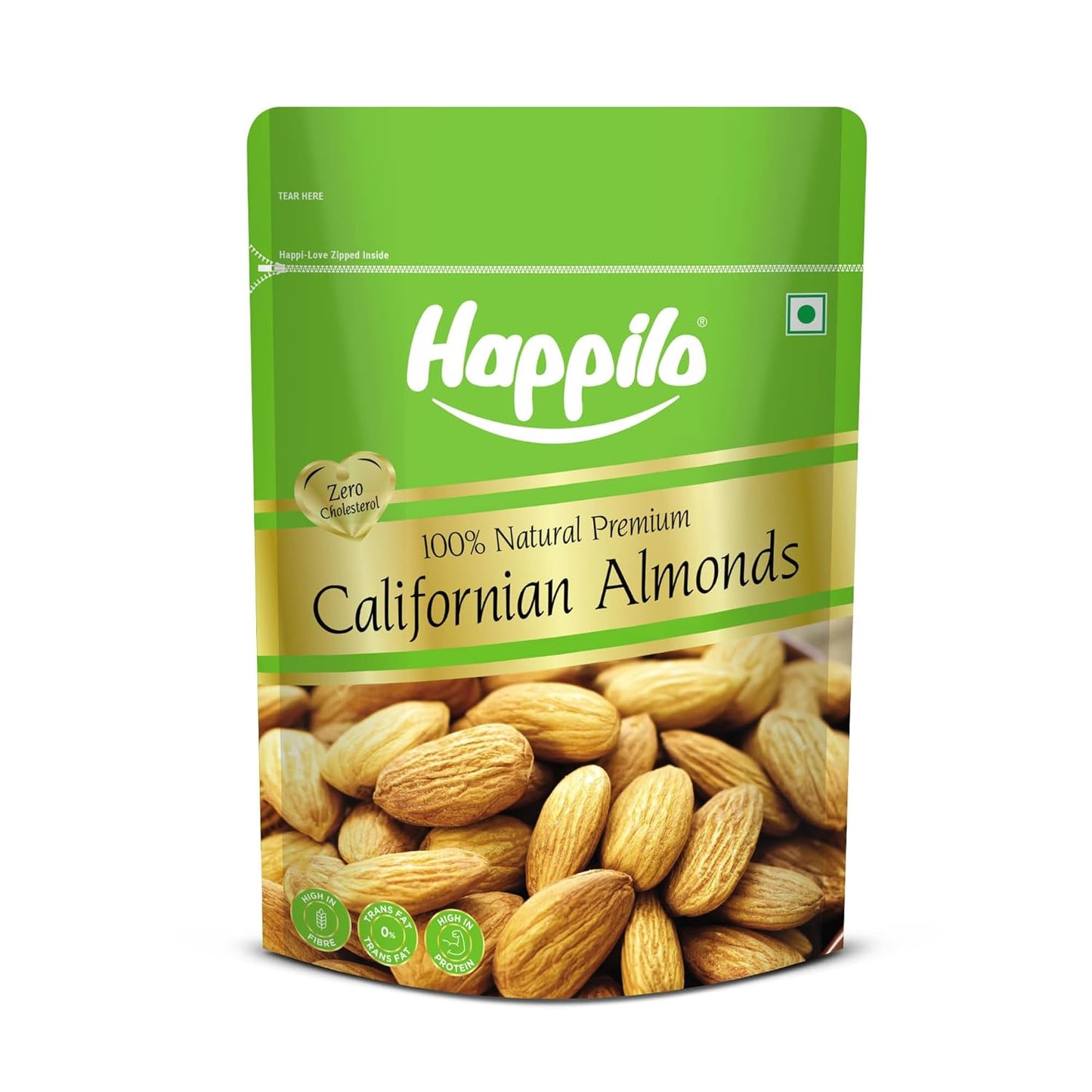 Happilo 100% Natural Premium California Dried Almonds