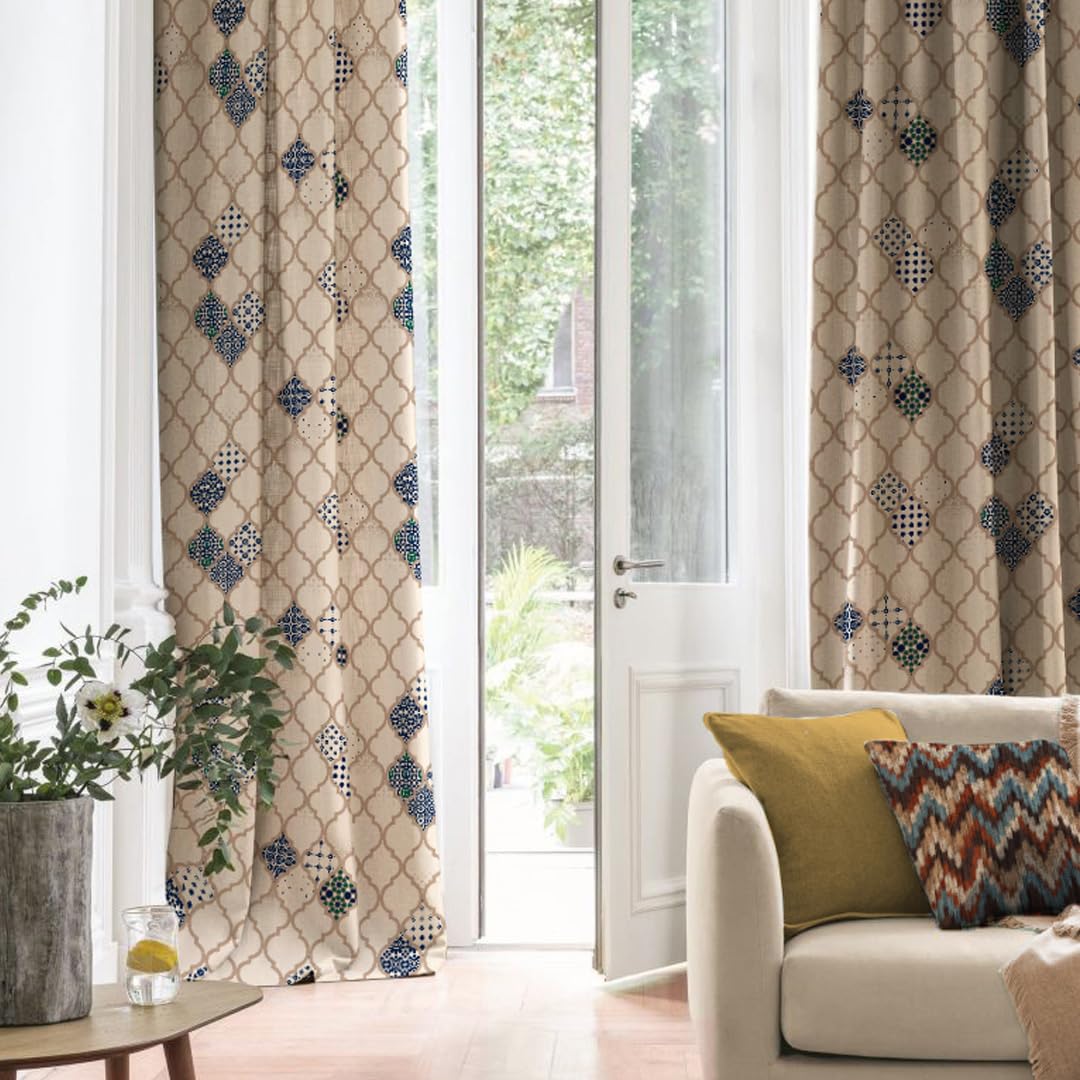 SPACES DRAPE STORY Premium Polyester Blackout Curtains