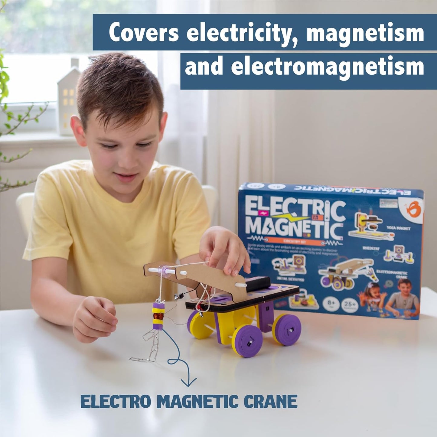 Butterfly Edufields 30In1 Stem Projects For Kids Ages 8-12 | Electricity & Magnetism Science Project Kit For Boys & Girls Aged 8-10-12-14 | Electric Circuits, Birthday Gift | Educational Learning Kits