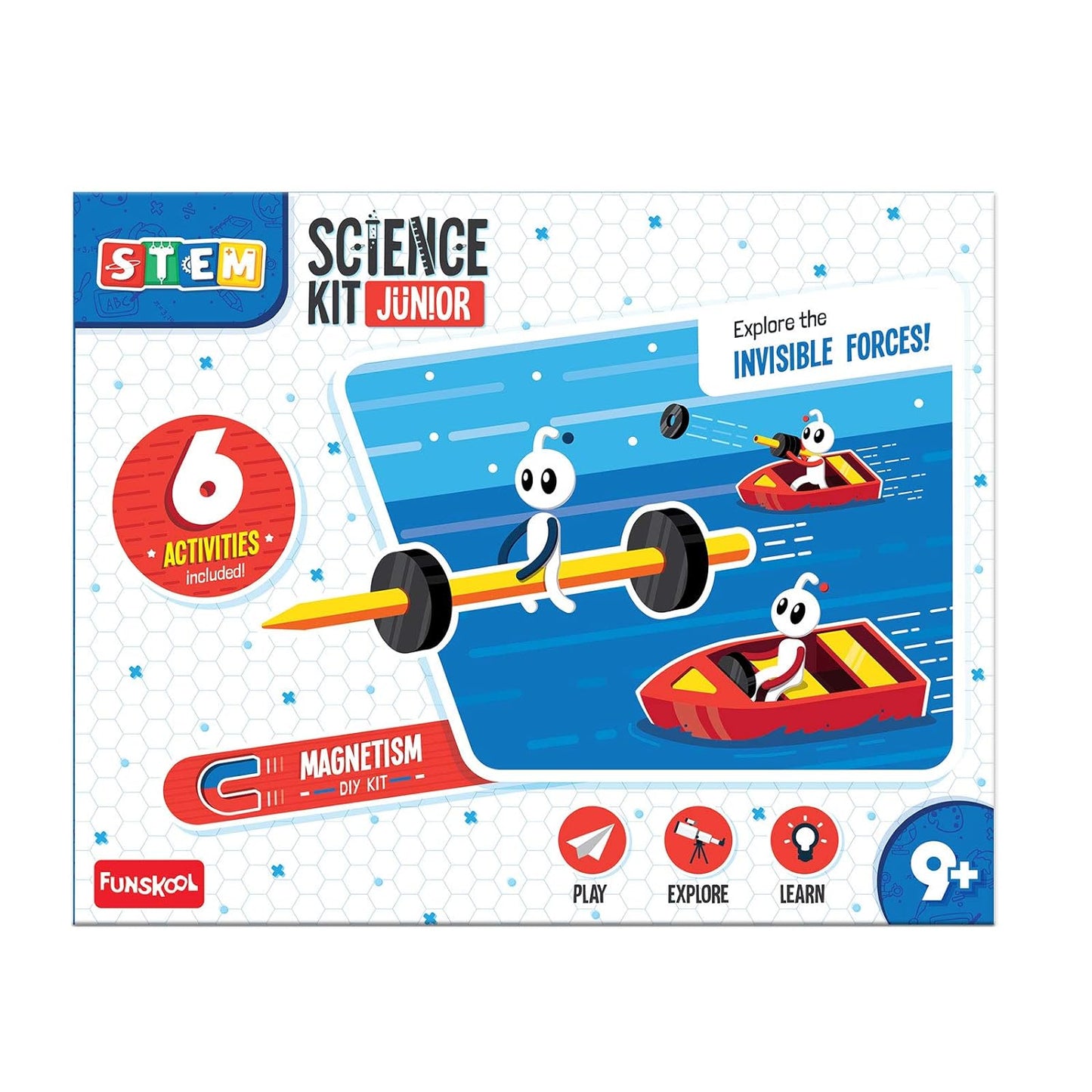 Funskool-Stem Funskool-Science Kit Junior,Educational,DIY Activity,Stem,for 9 Year Old Kids and above,Toy