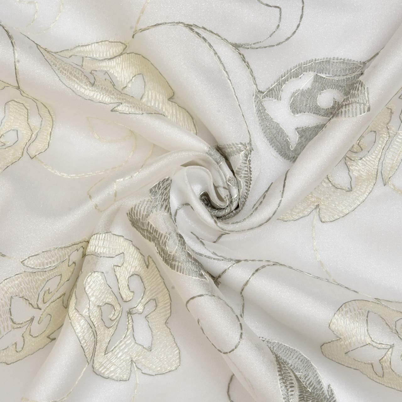 GD Home Fabric Polyester Double Curtains