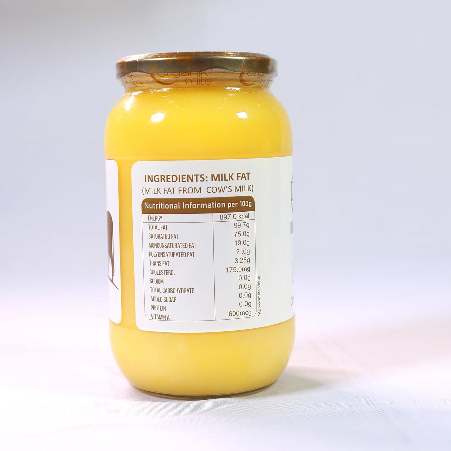 A2 Cow Ghee Traditional Bilona Method - 1 Ltr | Cultured | Immunity Booster | Grassfed Natural, Fresh & Pure I Lactose and gluten free