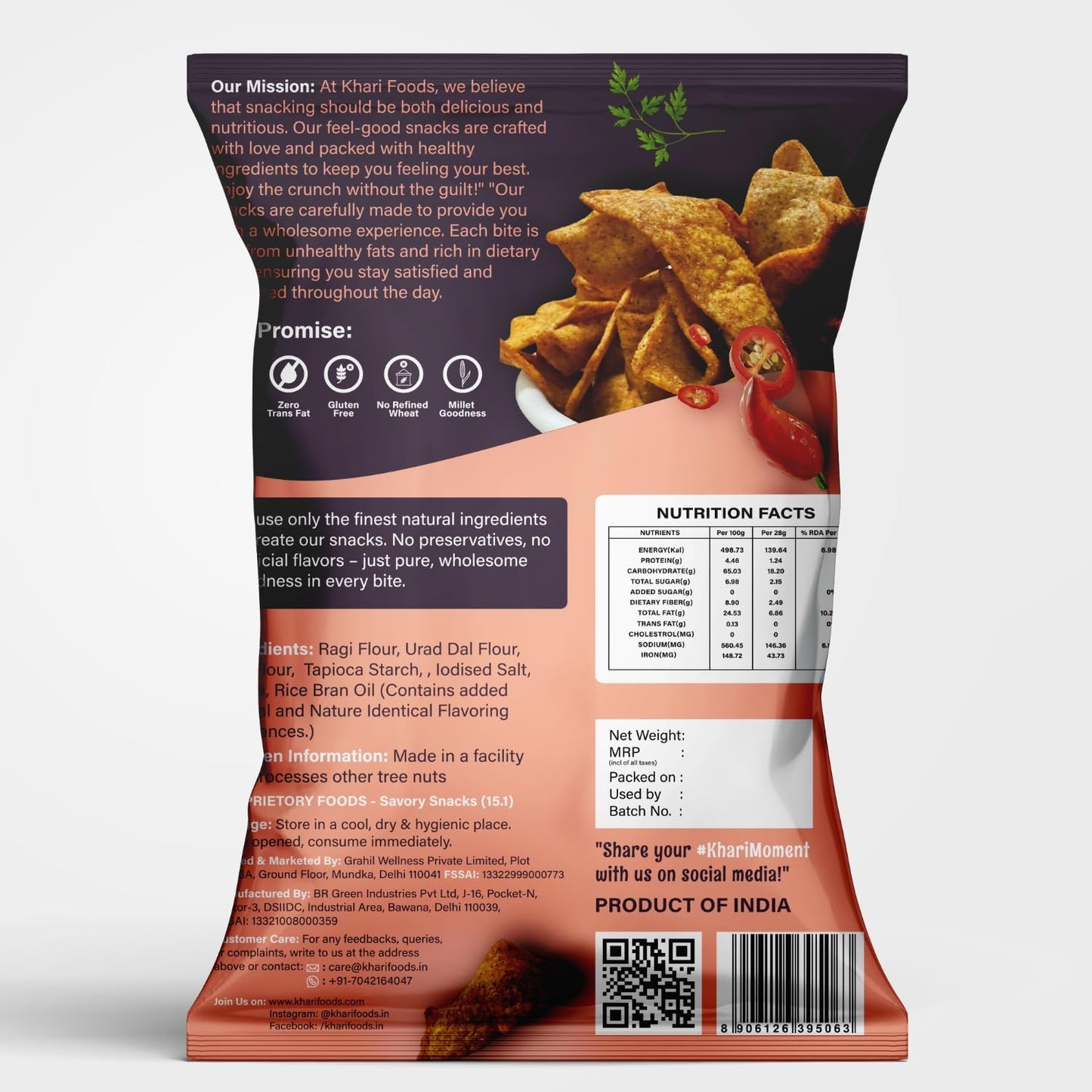Khari Foods Ragi Crispies