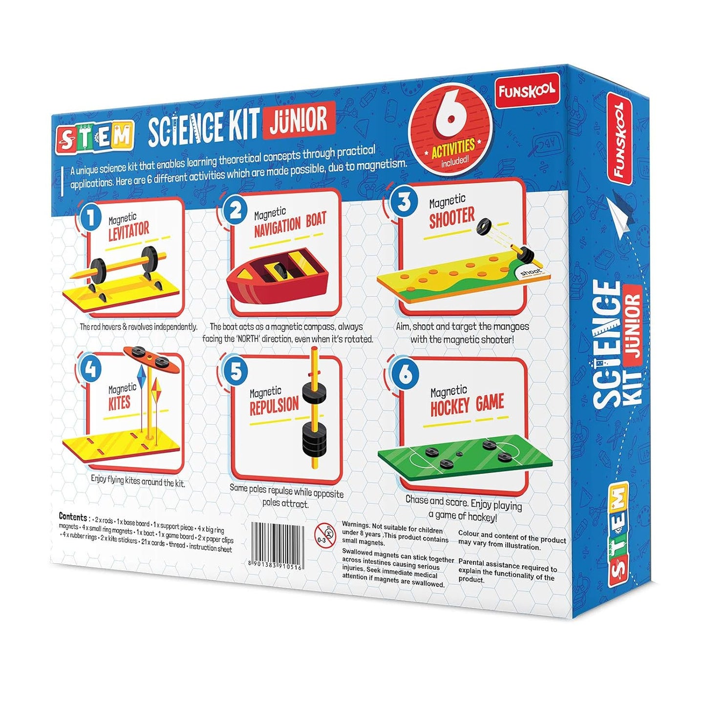 Funskool-Stem Funskool-Science Kit Junior,Educational,DIY Activity,Stem,for 9 Year Old Kids and above,Toy