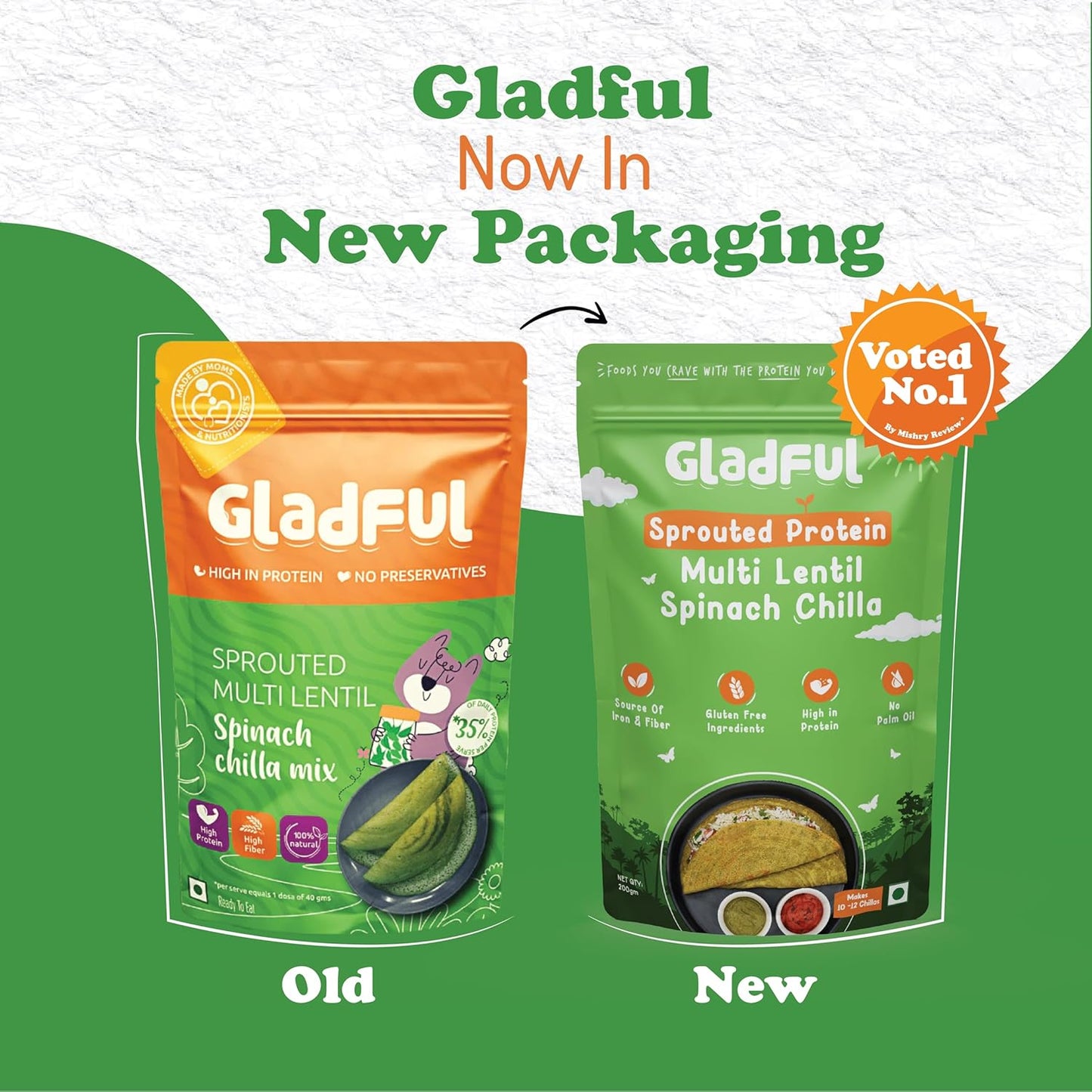 Spinach Instant Chilla Mix