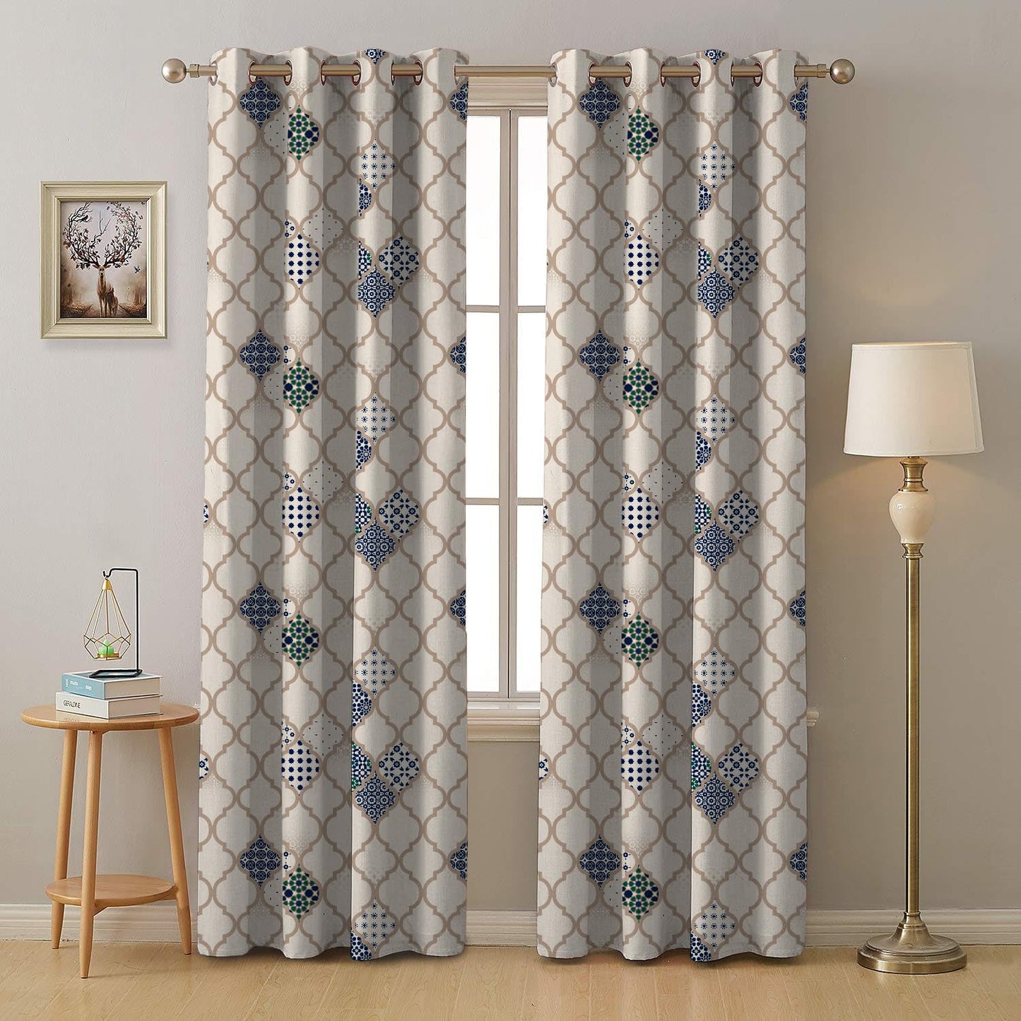 SPACES DRAPE STORY Premium Polyester Blackout Curtains