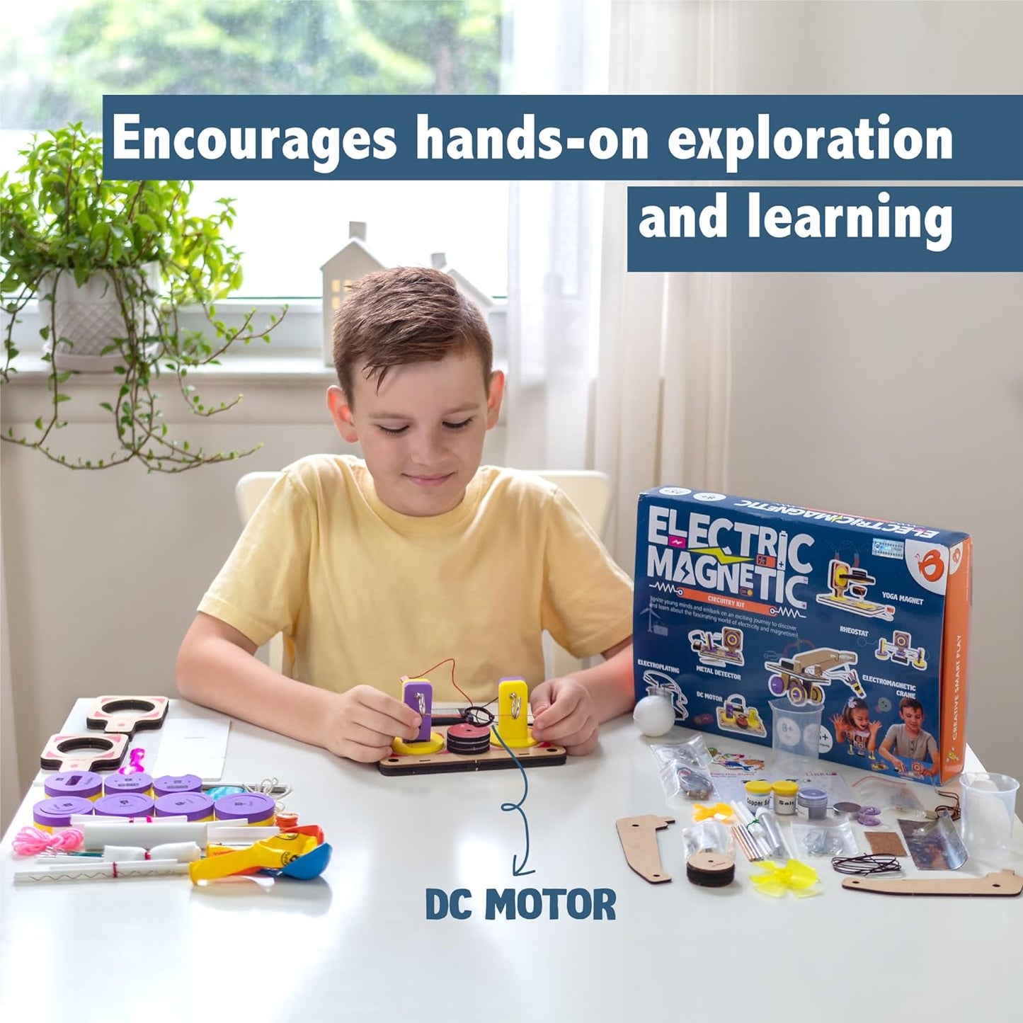 Butterfly Edufields 30In1 Stem Projects For Kids Ages 8-12 | Electricity & Magnetism Science Project Kit For Boys & Girls Aged 8-10-12-14 | Electric Circuits, Birthday Gift | Educational Learning Kits