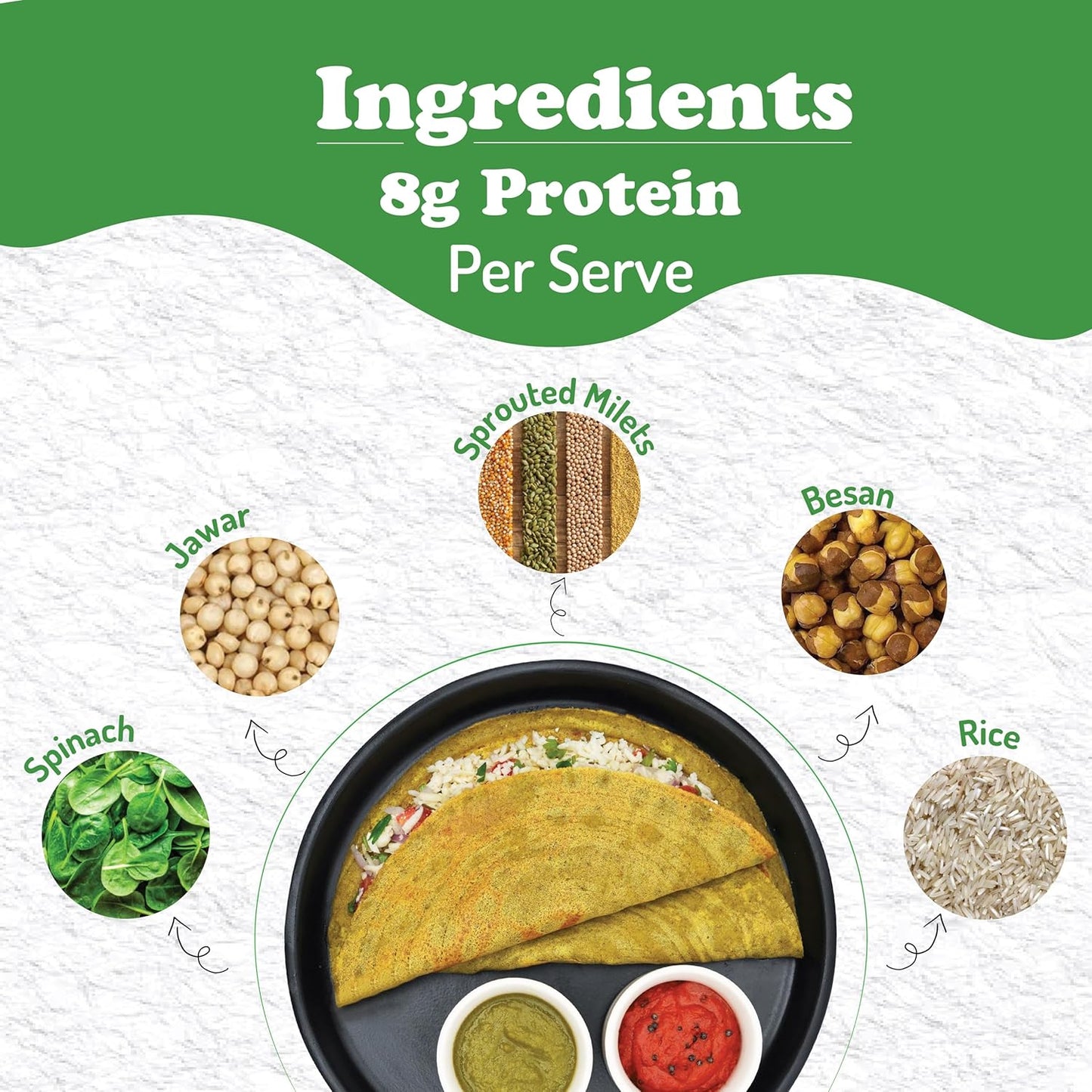 Spinach Instant Chilla Mix