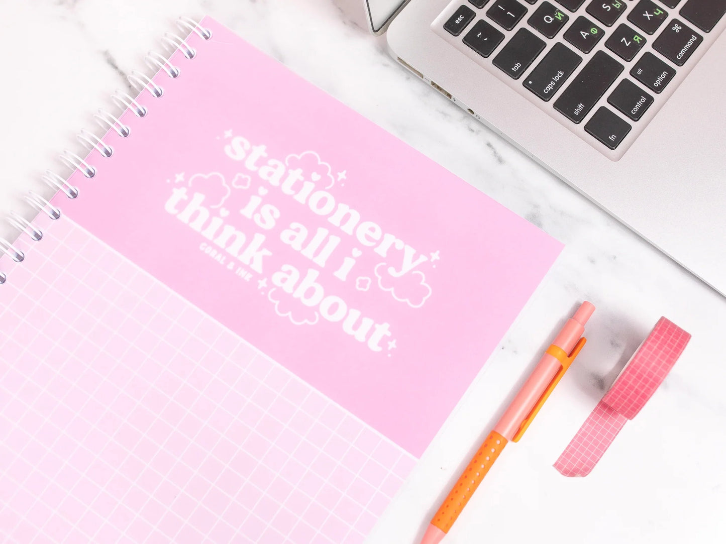 A4 Stationery Is All I Think About Lined Notebooks