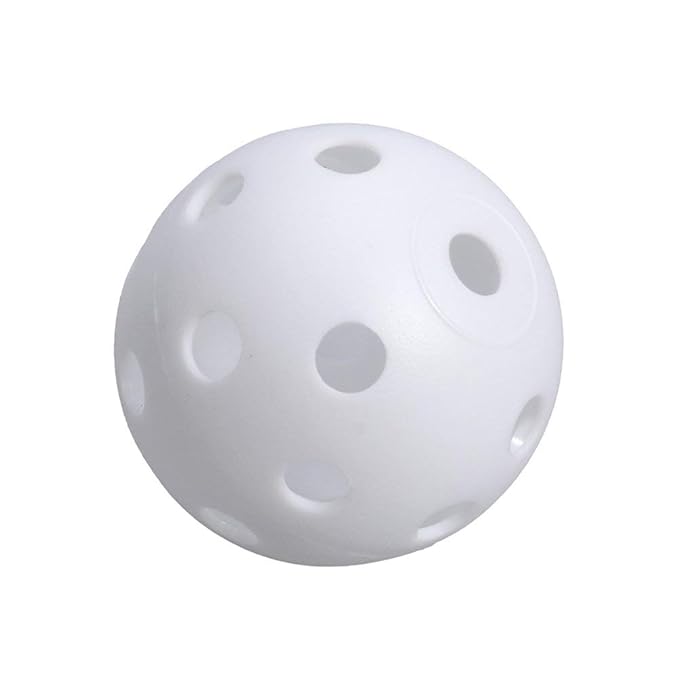 GolfBasic Perforated Plastic Golf Balls for Practice (Assorted)