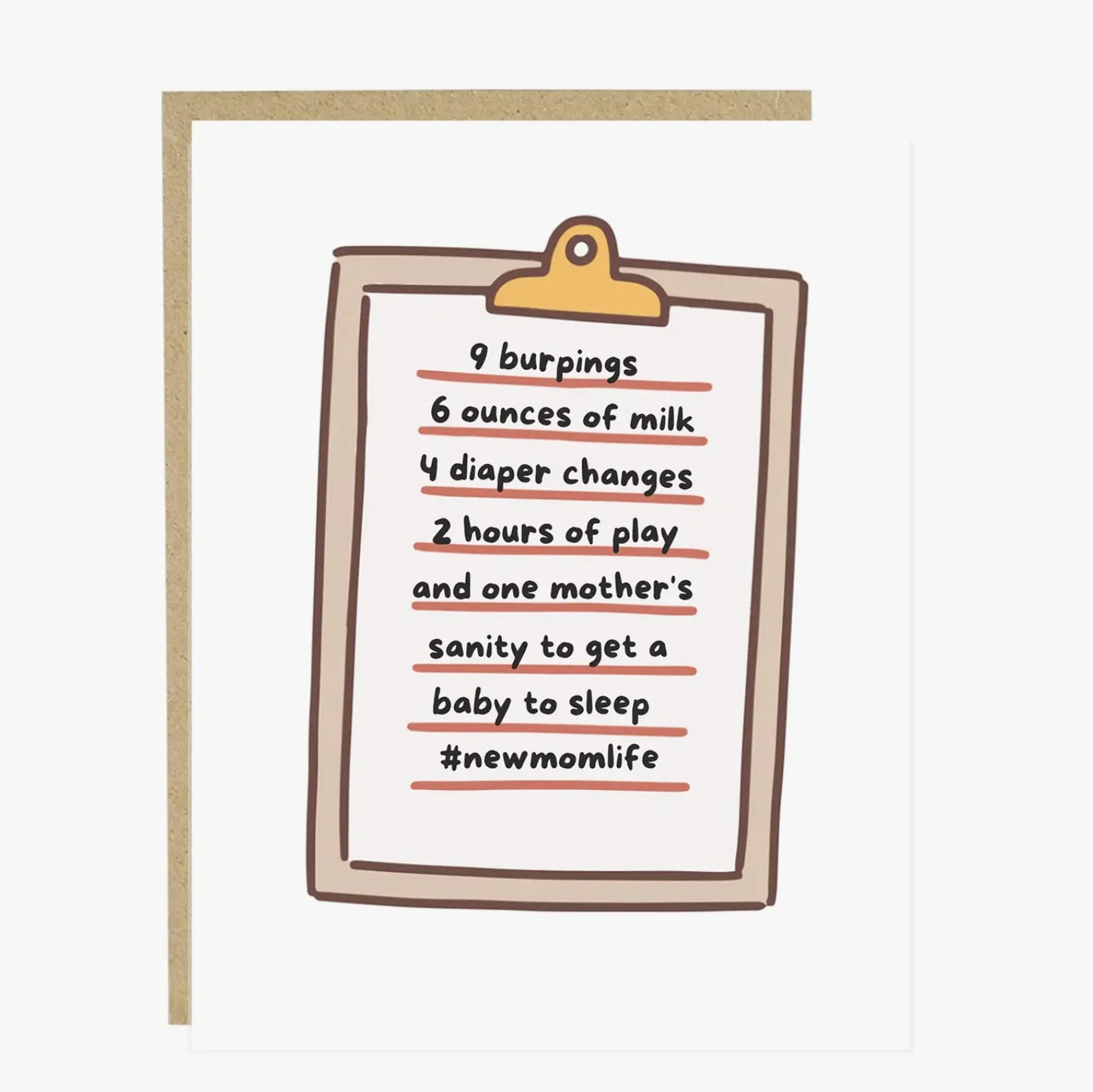 '#newmomlife' Card