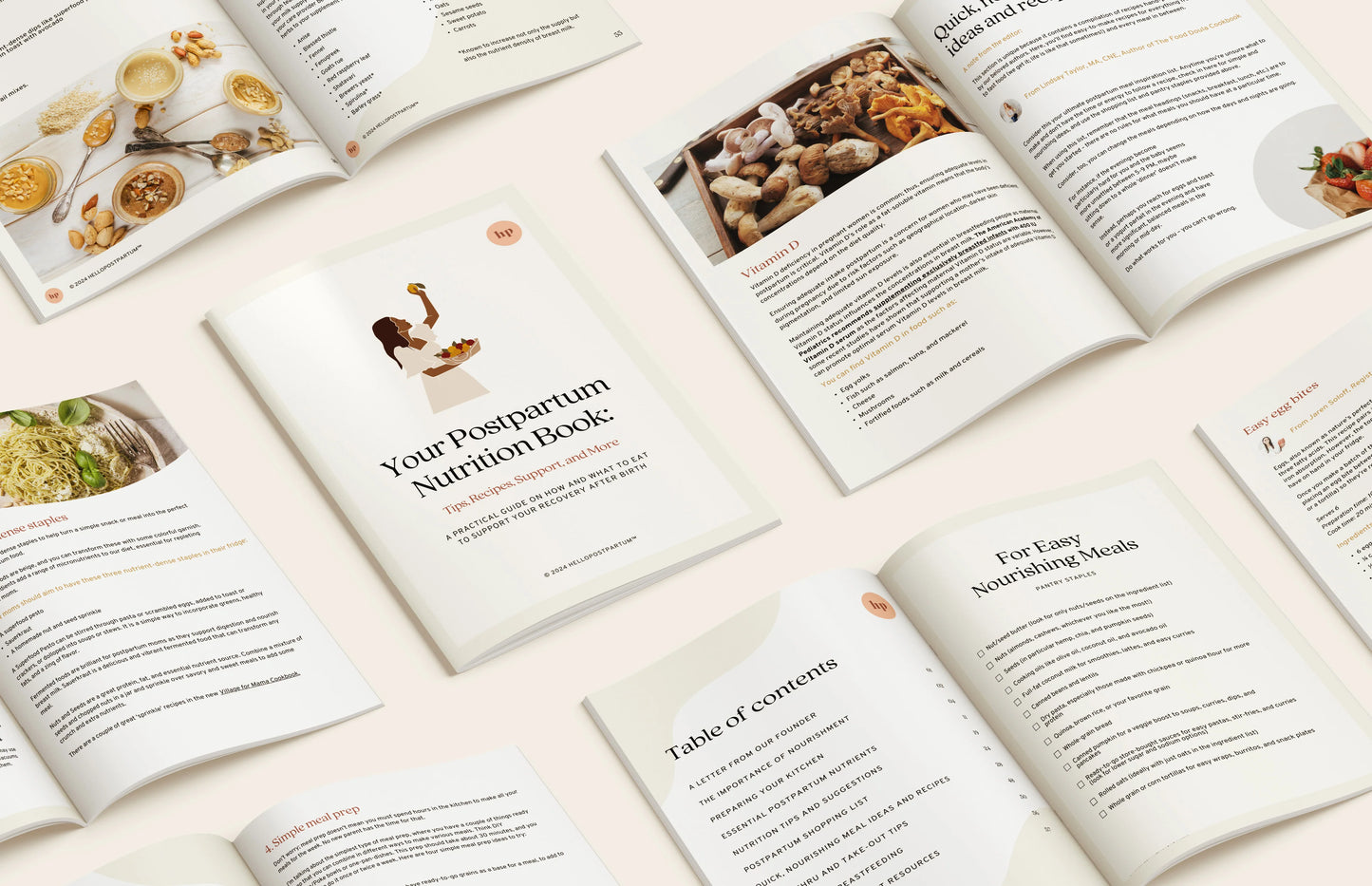 Postpartum Nutrition Book and Recipe Guide
