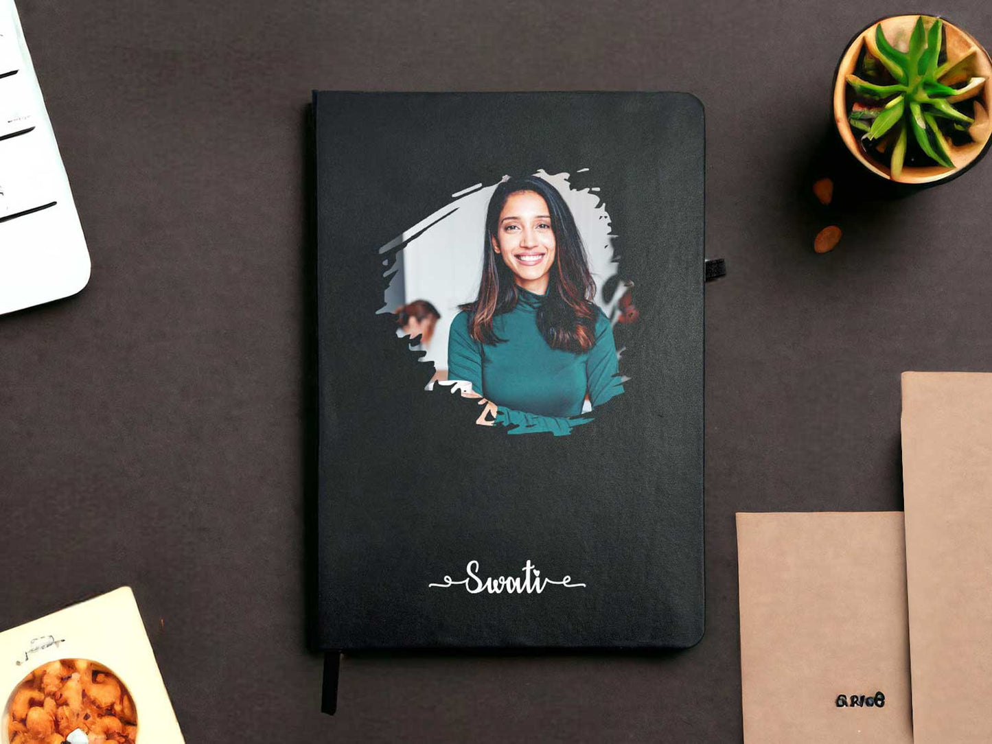 Customized Printed Photo Diary and Pen