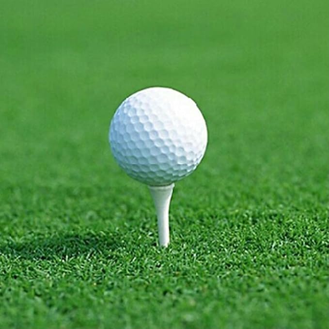 THE MORNING PLAY Polypropylene Golf Ball (white , Standard Size)