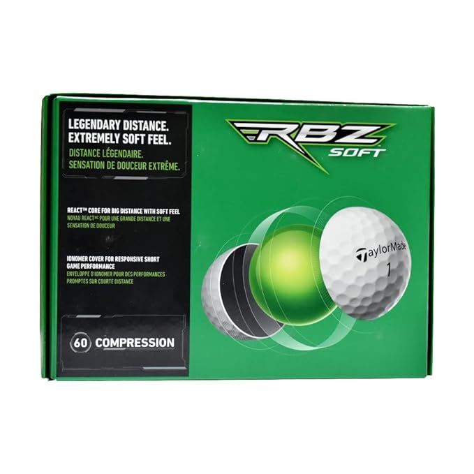 Taylormade RBZ Soft Golf Balls - White Color (Pack of 12)