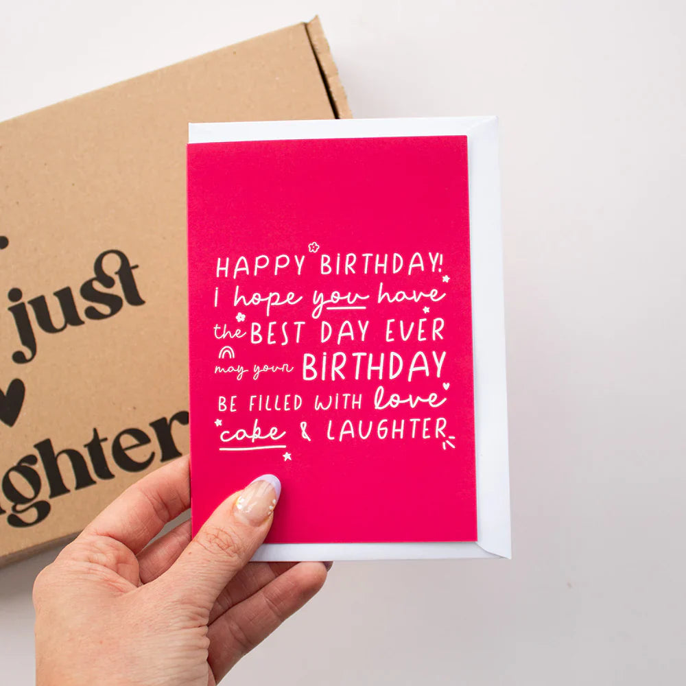 Birthday, Best Day A6 Card