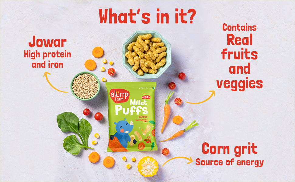 Slurrp Farm No Salt No Sugar Teething Puffs
