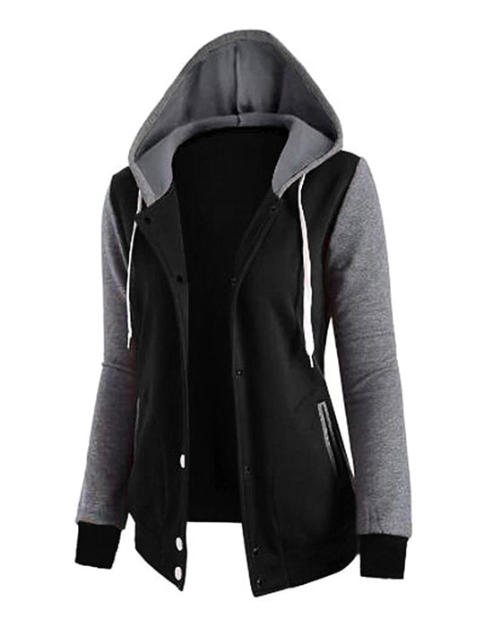 High collar quilted jacket