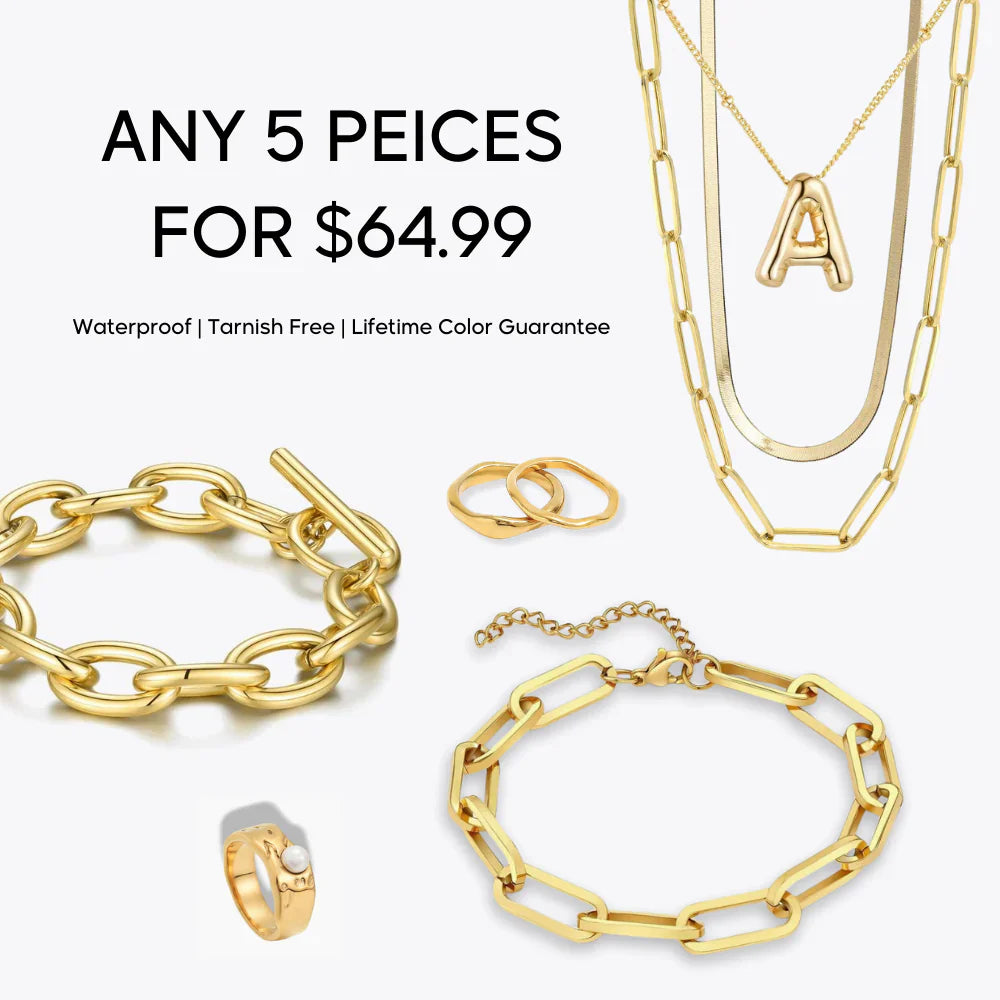 Any 5 Piece WaterProof Jewelry Bundle