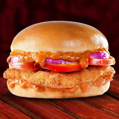 Chicken Makhani  Burst Burger