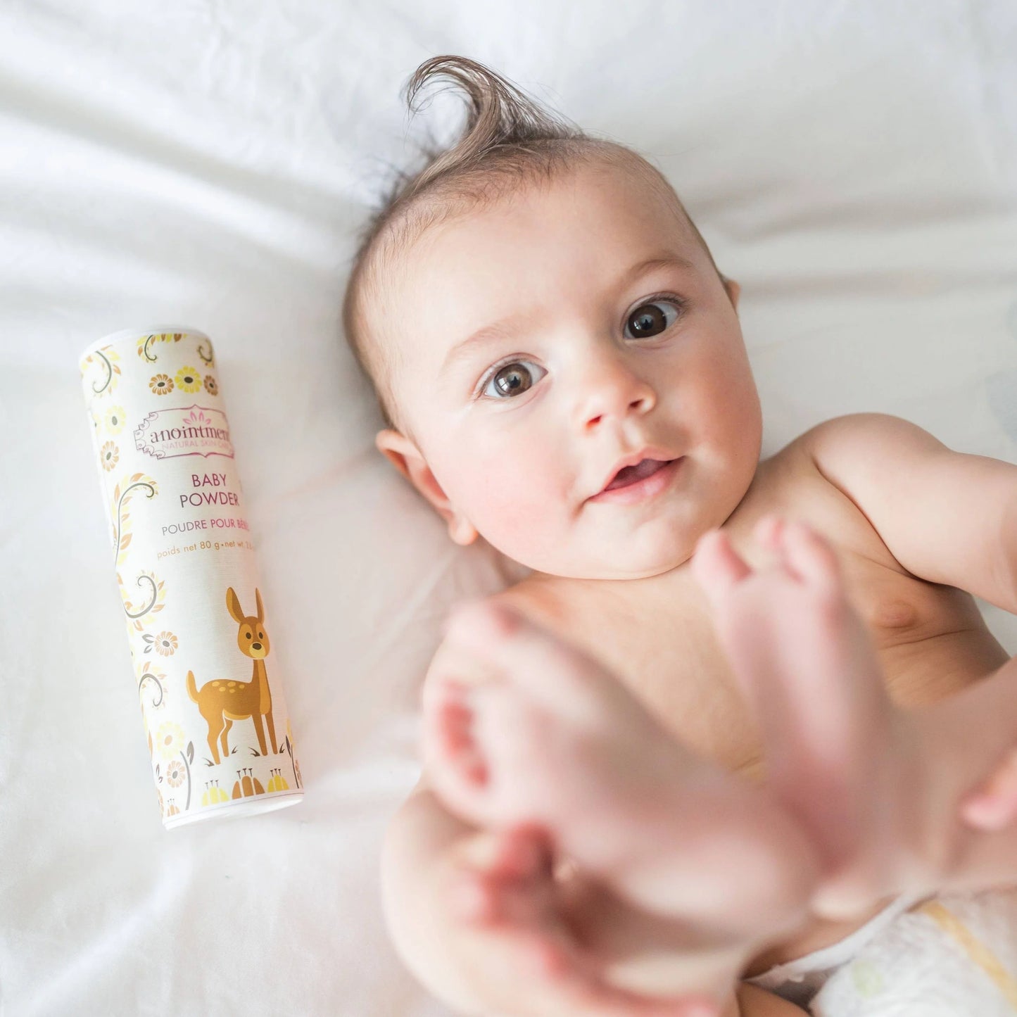 Talc-Free Organic Herbal Baby Powder