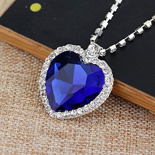 Crystal Heart Titanic Necklace